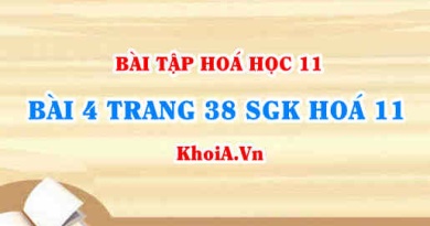 Bài 4 trang 38 SGK Hoá 11: Nội dung về Amoniac và Muối Amoni